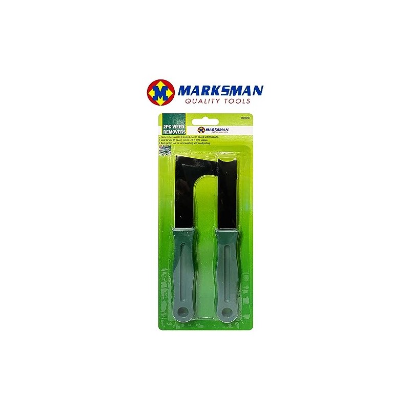 HomeVibe 2PC WEED REMOVER SET COMFORT GRIP PAVEMENT SLAB MOSS