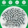 60 x Screw Nuts M8, M8 x 20 mm Threaded