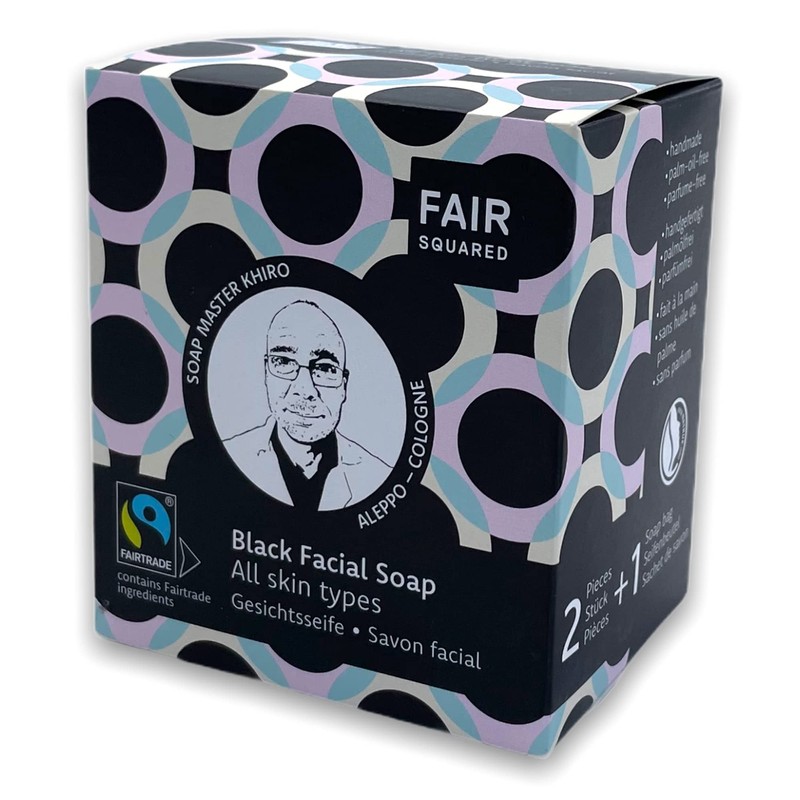 FAIR SQUARED Black Soap - Facial Soap for All Skin