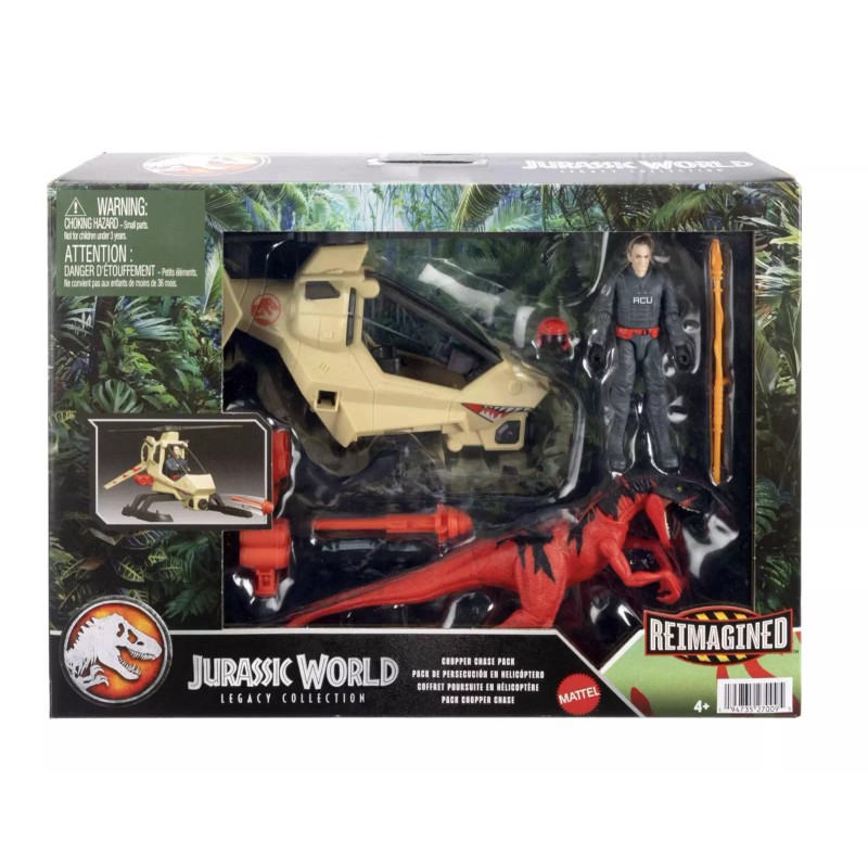 Jurassic World Legacy Collection Reimagined Chopper Chase Pack Toy New
