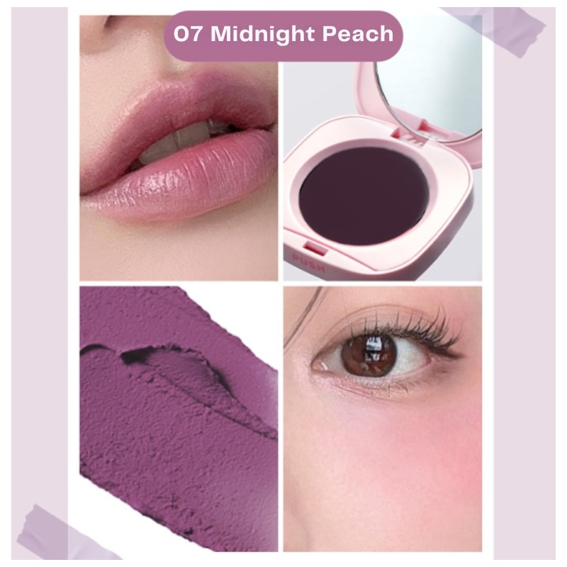 KEEP IN TOUCH Glossy Glow Marine Balm 2.8g, Color:04 Peachseline