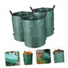 IWOWHERO 3Pcs Folding Garden Waste Bags Durable Practical Storage for