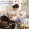 MOMFANN Nursing Pillow for Breastfeeding, 60D Firm Memory Foam