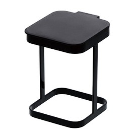 Yamazaki Polybag Eco Holder with Lid, Tower, Black, 3331
