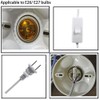 25ft Light Bulb Base with Cord E26/E27 Light Socket with