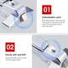 COOLOUS Door Push Bar Panic Exit Device - Stainless Steel