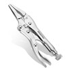 WORKPRO 4-1/2 inch Mini Long Nose Locking Pliers, Chromium-Vanadium Steel