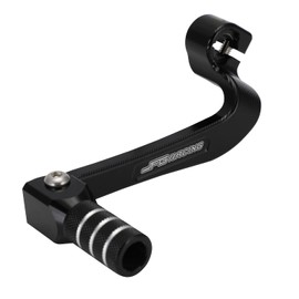 JFG RACING Dirt Bike Shifter, Folding Gear Shift Pedal Lever Forged Aluminum for CRF110F 2013-2024, TTR 110E 2011-2023, 2008-2009 Motorcycle, Black