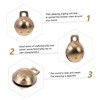 jojofuny 5pcs DIY Pet Bell Decor Brass Bells Ornaments for