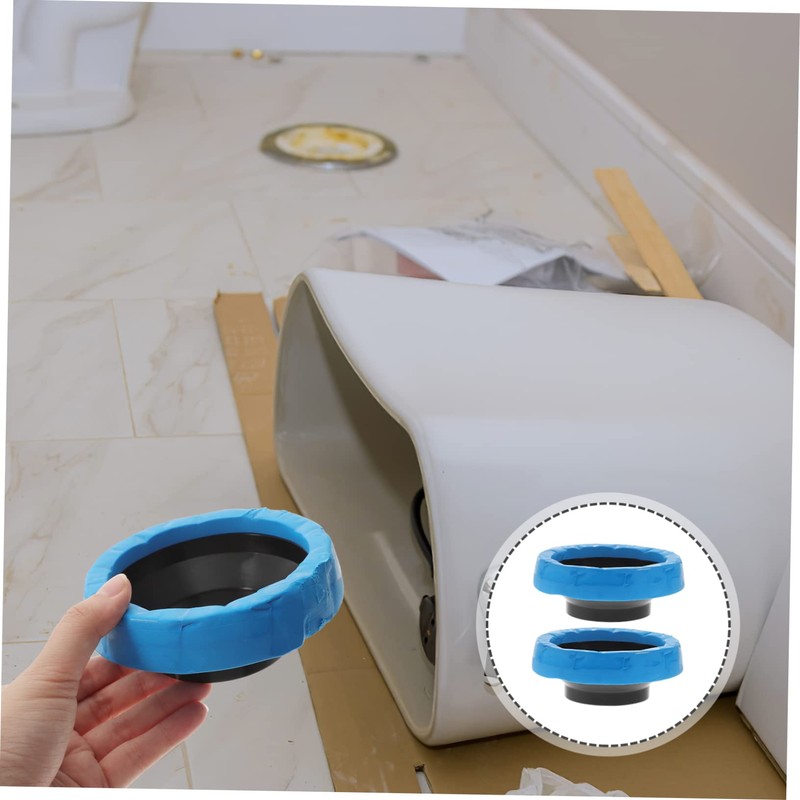 WOONEKY 2pcs Toilet Wax Ring Replacement Kit Toilet Bowl Wax