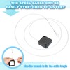 PATIKIL 5 ft Retractable Remote Control Tether, Security Cable Lanyard