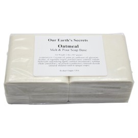 Oatmeal- 2 Lbs Melt and Pour Soap Base - Our Earth's Secrets