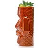 ZEAYEA Set of 4 Tiki Mugs, Large Ceramic Hawaiian Party