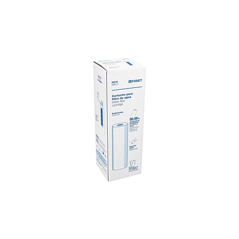 Foset CARFIL-P1, Cartucho repuesto, filtro agua, paso 1