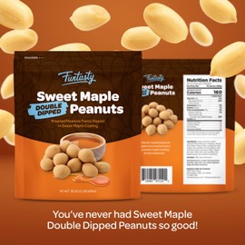 Double Dipped Maple Roasted Peanuts, 2-Pound Pack