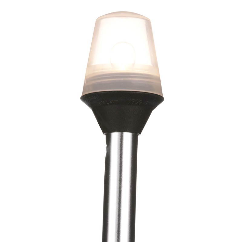 Attwood 7100A7 Stowaway Light with Plug-in Base, 24-Inch-Long Pole, 2-Mile
