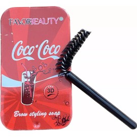 Favorbeauty Jabón Para Cejas Con Cepillo 4 Piezas