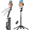 Seeshopo Gimbal Selfie Stick, Anti-Vibration Stabilizer, Smartphone Tripod, 2025, LED
