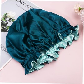 Outanaya Material Boys and Girls Sleep Cap Satin Elastic Rim Bathing Hat for Boys and Girls Nighttime Hair Protection Comfortable Design