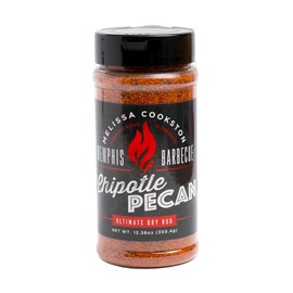 Melissa Cookston's Chipotle Pecan BBQ Rub, Award Winning Barbecue Rubs, 12.36 Oz