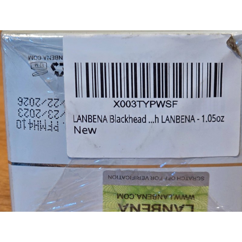 60x LANBENA Plant Pore Strips Blackhead Remover Nose Acne Cleansing