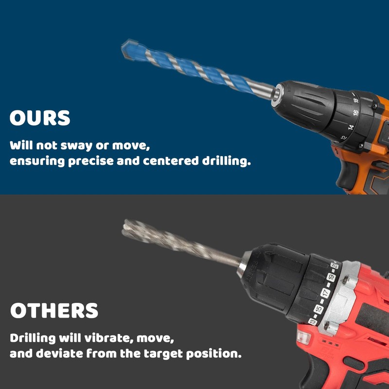 Concrete Carbide Drill Bits, Professional Hex Shank Masonry Drill Bit