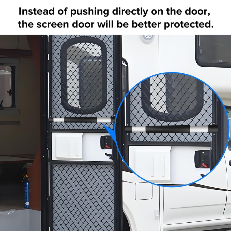 Donext 2PC RV Screen Door Handle Grab Bar, RV Door