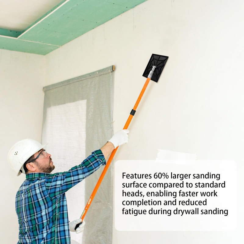 540 Pro Drywall Sander Head, Pro Series No-Flip Design, for