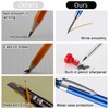 Amabro Mechanical Carpenter's Pencils with Integrated Sharpener, Solid Woodworking Pencils