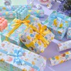 8pcs Easter Wrapping Paper Sheets Gift Wrap Recyclable Cute Bunny