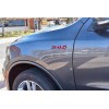 OVERLAND SPY (2pc) Red Black 345 Badge Emblem Trim for