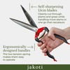 Jakoti Hand Shears (L30cm) with Handmade Leather Holster. One Handed