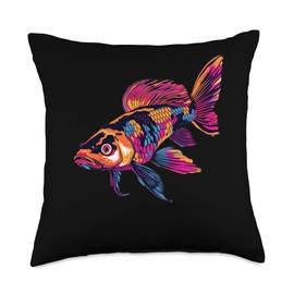Kuhli Loach Pop Art Throw Pillow