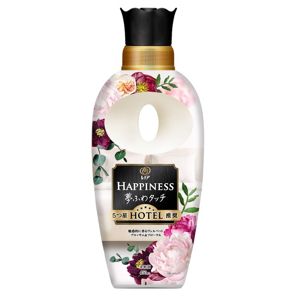 Lenor Happiness Yume Fuwa Touch Softener, Velvet Blossom & Floral Body, 15.9 fl oz (450 ml)