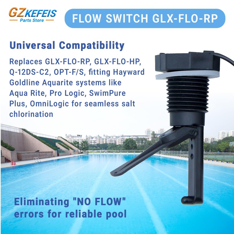 Flow Switch for Hayward,Replacement for GLX-FLO-RP,Flow Switch for Hayward Goldline
