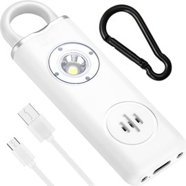 Freesun Security Buzzer (130 dB Explosive Sound / LED Light Included) Security Alarm, Security Alarm, Elementary School Students, Boys, Girls, Children, Adults, Self-Defense Alarm, Safe Personal