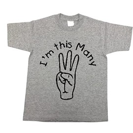 3 year old toddler shirt 3rd birthday boy girl kids tshirt funny age three clothes clothing