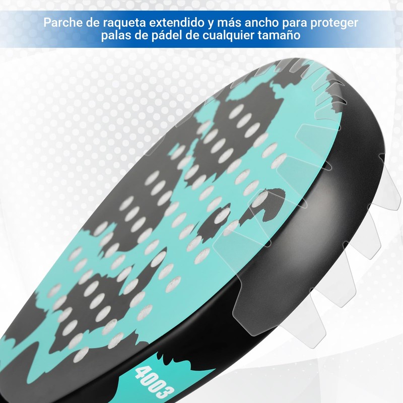 QMCZLA Protector Pala De Padel, Cinta Protectora para Pala Padel,