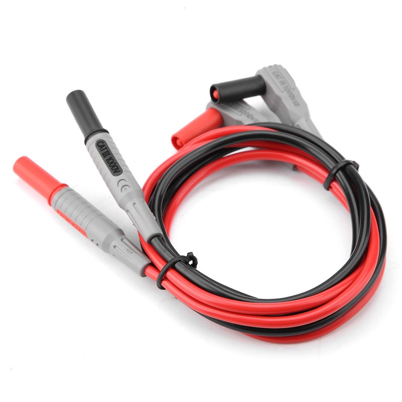 28Pcs P1300F Multifunction Replaceable Multimeter Probe Test Lead Kits 4mm