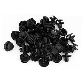 100 Pcs Hole Retainer Clips Plastic Drive Rivets Flaps Bumper Fender Push Clips for Honda Accord 8mm