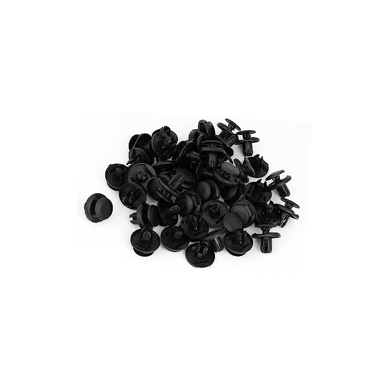 100 Pcs Hole Retainer Clips Plastic Drive Rivets Flaps Bumper