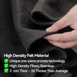 Belmeri 15ft Round Pool Liner Pad for Above Ground Pool, Gorilla Pad for Above Ground Pool, Durable Geotextile Material, Pool Ground Cloth for Puncture Prevention, Extends Liner Life