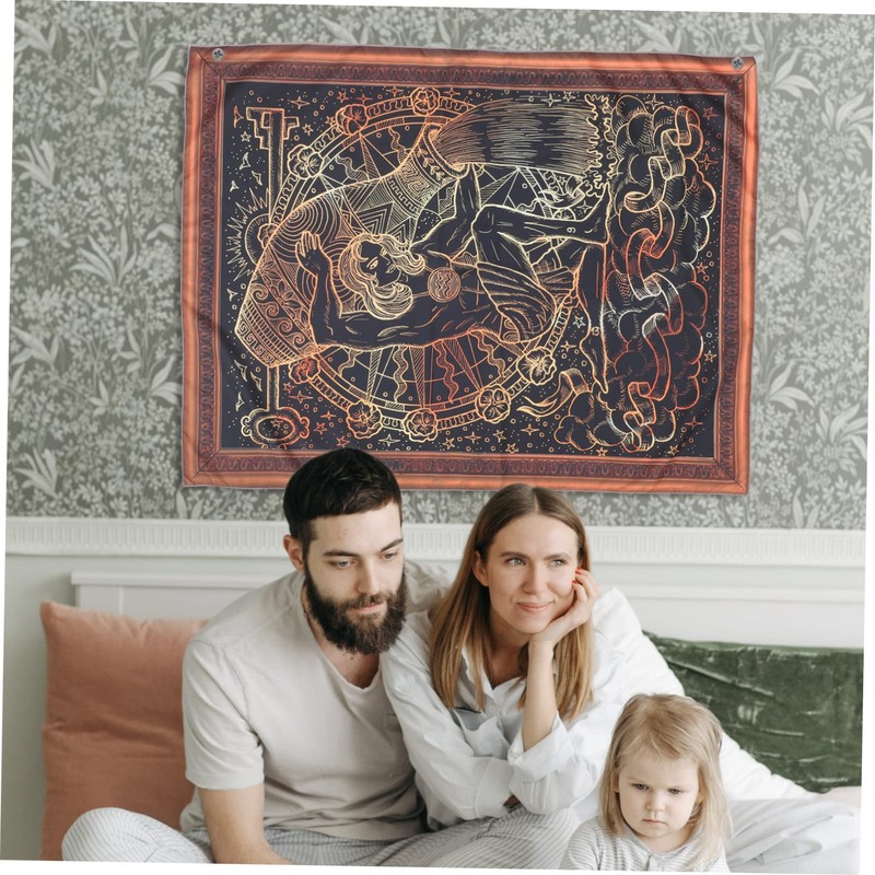 ABOOFAN Bohemian Wall Tapestry Versatile Decorative Hanging Tapestry for Living