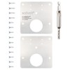 wolfcraft 4658000 4658000 2 Torn Door Hinge Repair Kit Includes
