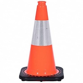 JBC 18" Orange PVC Revolution Series Traffic Cone