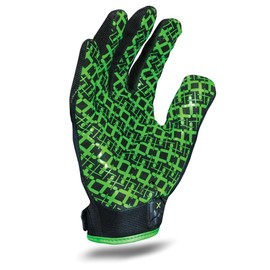 Ironclad EXO Motor Grip Glove, Work Gloves, Silicone-Infused Grip, (1 Pair), EXO2-MGG-03-M,Black & Green