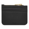 Fossil Lennox Leather or Polyester Purse for Women, Carbon Black