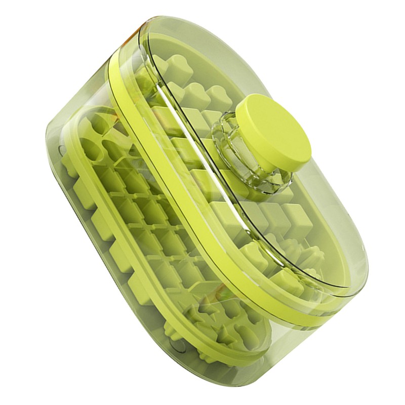 Ice Cube Tray Maker Household Press Mold Box High Capacity
