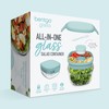 Bentgo Glass All-in-One Salad Container - Large 61-oz Salad Bowl