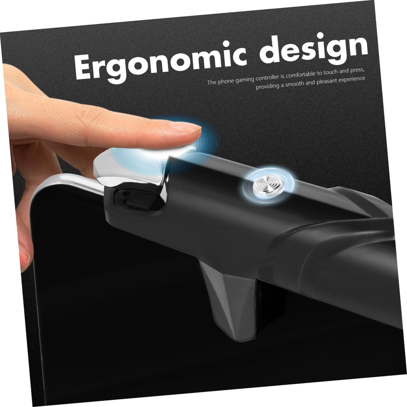 KICHOUSE Switch Mobile Gaming Trigger Controller Attachment Quick Shooter Adjustable